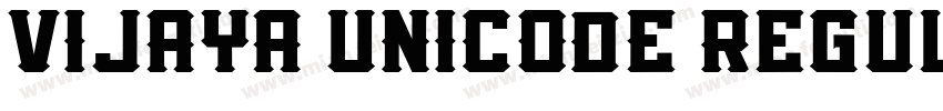 VIJAYA UNICODE Regul字体转换